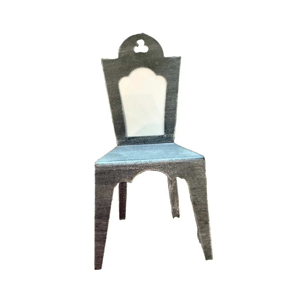 Vintage Metal Chair Shaped 2x3